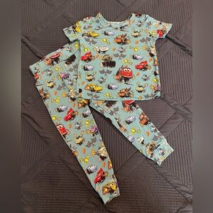 GUC Posh Peanut Disney Pixar Cars Classic Tee & French Terry Jogger Set
